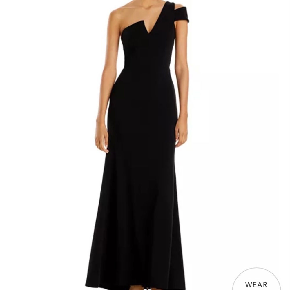 AQUA black gown